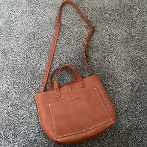 Portland Leather Goods Mini Crossover Tote